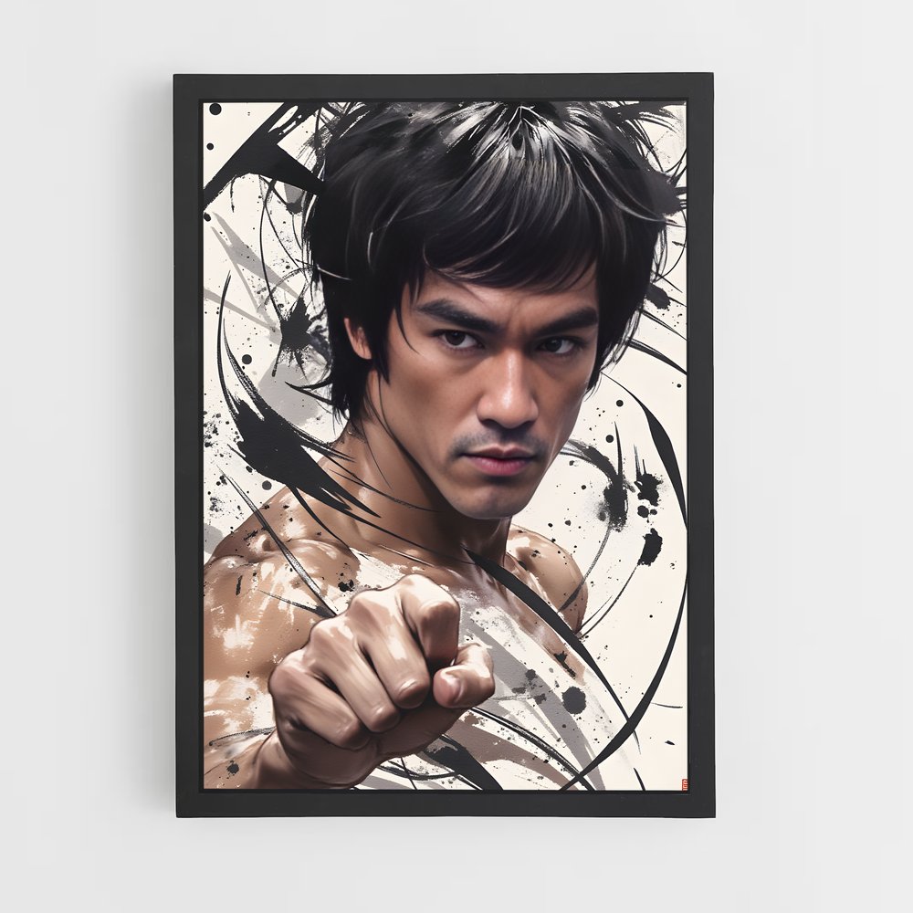 Poster Dragon de Fer – affiche Kung Fu (vue 2)